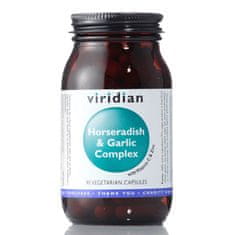 VIRIDIAN nutrition Horseradish and Garlic Complex (Křen a česnek), 90 kapslí