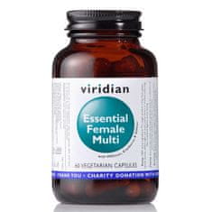 VIRIDIAN nutrition Essential Female Multi (Natural komplex pro ženy), 60 kapslí