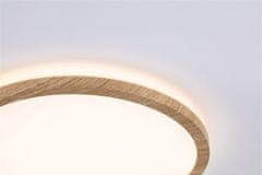 Paulmann PAULMANN LED Panel Atria Shine Backlight IP44 kruhové 190mm 11,2W 3000K design dřevo 710.27 71027