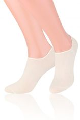 Amiatex Dámské ponožky Invisible 070 white + Ponožky Gatta Calzino Strech, bílá, 38/40