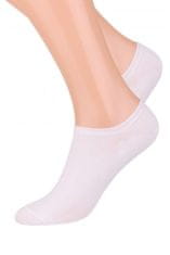 Amiatex Dámské ponožky 007 white + Ponožky Gatta Calzino Strech, bílá, 35/37