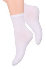 Amiatex Dámské ponožky 037 white + Ponožky Gatta Calzino Strech, bílá, 38/40