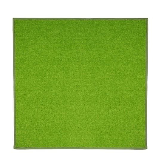 Vopi Kusový koberec Eton zelený 41 čtverec