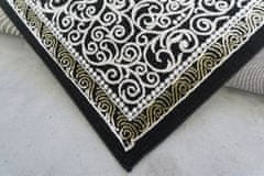 Berfin Dywany AKCE: 120x180 cm Kusový koberec Elite 3935 Black Gold 120x180
