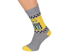 sarcia.eu SpongeBob Barevné pánské ponožky, dlouhé ponožky 5ks, OEKO-TEX 43-46 EU 