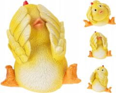 Koopman Velikonoční figurka dekorativní kuře 10 cm