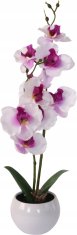 Koopman Umělá orchidej v keramickém květináči 39 cm