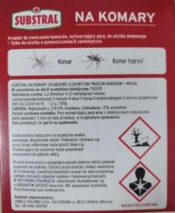 Substral Repelent proti komárům elektro + kazeta 45 dní