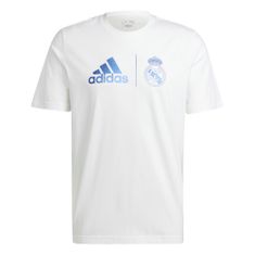 Adidas Tričko REAL MADRID Graphic Tee white Velikost: XXL