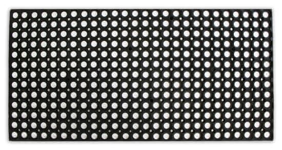 Home Elements  Rohož gumová, děrovaná 50 x 100 cm černá