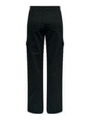 Jacqueline de Yong Dámské kalhoty JDYABBY Wide Leg Fit 15300808 Black (Velikost L)