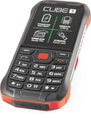 CUBE1 X200 odolný tlačítkový telefon, Red