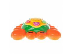 sarcia.eu Vzdělávací hračka, vtipný krab s ukolébavkou, hudební krab18m+, BamBam