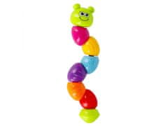 sarcia.eu Funny Caterpillar, vzdělávací hračka 12m+ BamBam