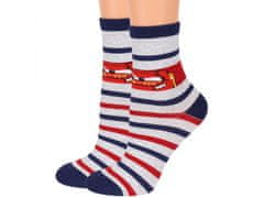 sarcia.eu Sada chlapeckých ponožek Cars Lightning McQueen, 8 párů dlouhých ponožek, OEKO-TEX 27-30 EU