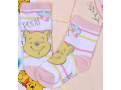 sarcia.eu Medvídek Pú Sada dívčích kojeneckých ponožek, 4 páry dlouhých ponožek, OEKO-TEX 12-18 m 80-86 cm
