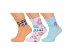 sarcia.eu Stitch DISNEY Dámské barevné dlouhé ponožky - 3 páry, OEKO-TEX 37-42 EU