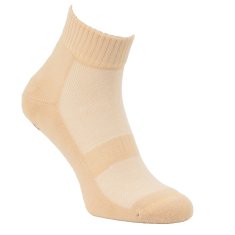 OXSOX Active unisex letní sportovní odlehčené ponožky ponožky s froté chodidlem 5300723 3-pack, béžová, 43-46