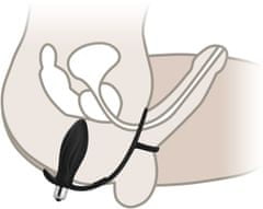 XSARA Anální kolík s erekčním kroužkem na penis a varlata vibrační masažér prostaty - 10 funkcí - 72865386