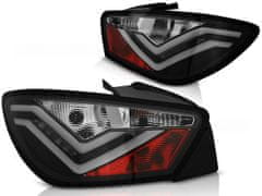TUNING TEC  Zadní světla SEAT IBIZA 6J 3D 06.2008-2012 černé LED BAR
