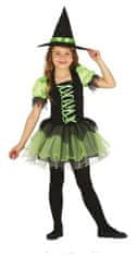 Dětský kostým čarodějnice - Halloween - vel.7-9 let