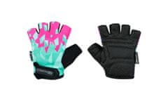 Force rukavice F ANT dětské, tyrkysovo-růžové XL