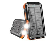 BOT Solární powerbanka SP2 1 panel 10000mAh, oranžová