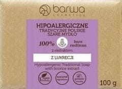 BARWA Hypoalergenní šedé lékořicové mýdlo 100 g