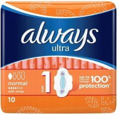 Procter & Gamble Hygienické vložky Always Ultra Normal s křidélky 10 ks.