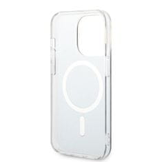 Guess  4G MagSafe Kompatibilní Zadní Kryt + Bezdrátová Nabíječka pro iPhone 14 Pro Black