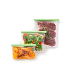 Lékué Lékué, Sada silikonových sáčků na potraviny Kit 3 Flat Reusable Bags | 3ks