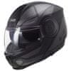LS2 SCOPE AXIS výklopná helma černá/šedá-titan vel.XL
