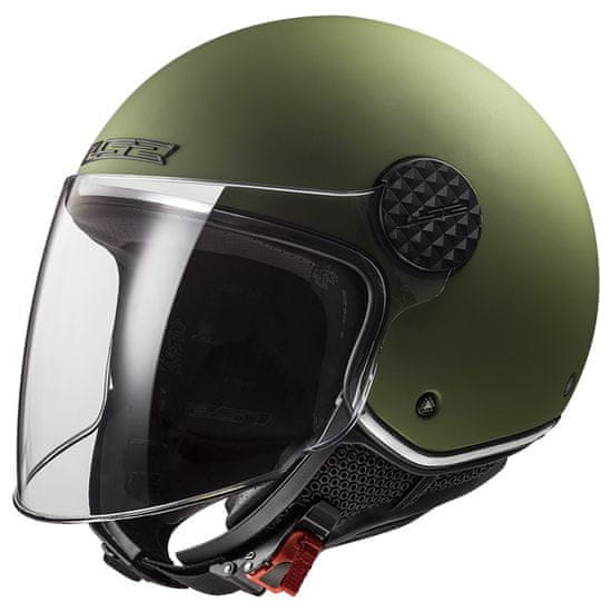 LS2 SPHERE LUX klasická jet helma matná military-zelená