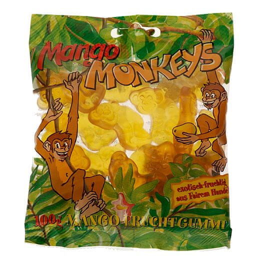 WeltPartner WeltPartner Mango opičky želatinové bonbóny 100 g