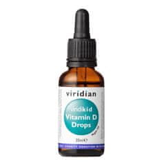 VIRIDIAN nutrition Viridikid Vitamin D Drops, 400 iu, 30 ml