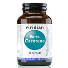VIRIDIAN nutrition Beta Carotene (Beta karoten), 30 kapslí