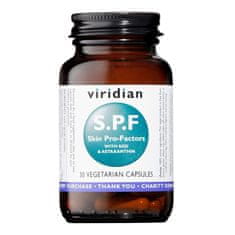 VIRIDIAN nutrition S.P.F Skin Pro Factor (Komplex pro podporu pleti), 30 kapslí