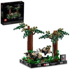 LEGO Star Wars 75353 Honička spídrů na planetě Endor – diorama