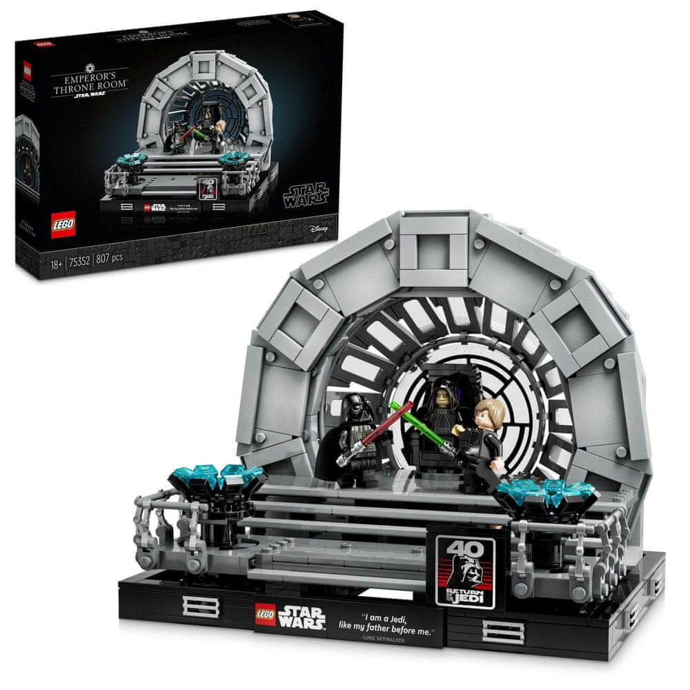 Levně LEGO Star Wars 75352 Císařův trůnní sál – diorama