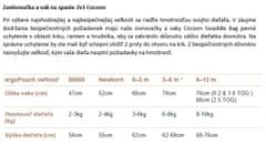 ergoPouch Zavinovačka a vak na spaní 2v1 Cocoon Grey Marle 0-3 m, 3-6 kg, 2,5 tog