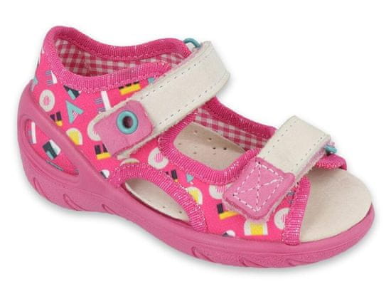 Befado dívčí sandálky SUNNY 065X153 růžové