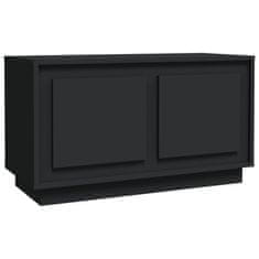 shumee TV skříňka černá 80 x 35 x 45 cm kompozitní dřevo