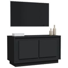 shumee TV skříňka černá 80 x 35 x 45 cm kompozitní dřevo
