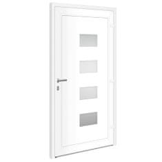 Vidaxl Vchodové dveře antracitové 110 x 210 cm hliník a PVC