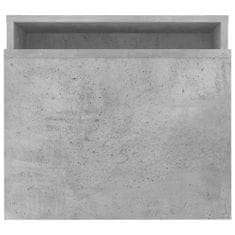 Vidaxl Set konferenčních stolků betonově šedý 100x48x40 cm dřevotříska