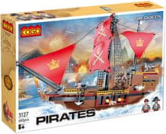 Cogo stavebnice Piráti - Pirátská loď kompatibilní 602 dílů