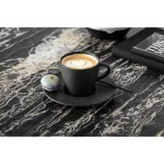 Villeroy & Boch Podšálek na kávu Manufacture Rock 15,5 cm, černý, 6x