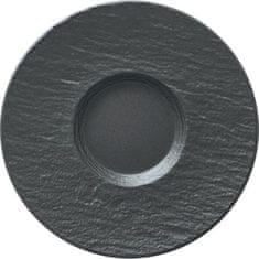 Villeroy & Boch Podšálek na kávu Manufacture Rock 15,5 cm, černý, 6x