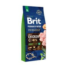 Brit By Nature Adult Extra Large Chicken 15 kg granule pro dospělé psy velkých plemen s kuřecím masem