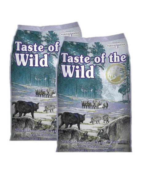 Taste of the Wild Sierra Mountain 2x 12,2 kg granule pro psy